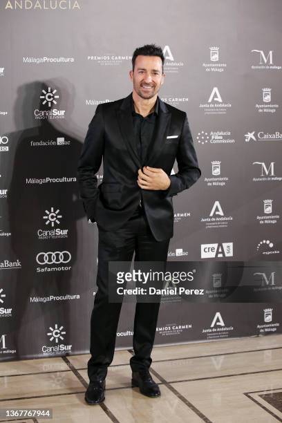 Pablo Puyol attends the Andalusian Film Academy's Carmen Awards gala at the Cervantes Theater on January 30, 2022 in Malaga, Spain.