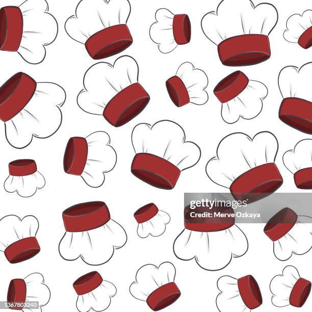 Cheff Patterns 40 Chef Plain Background High Res Illustrations - Getty Images