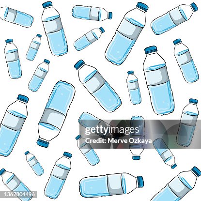 Plastic bottle background Plastic bottle background