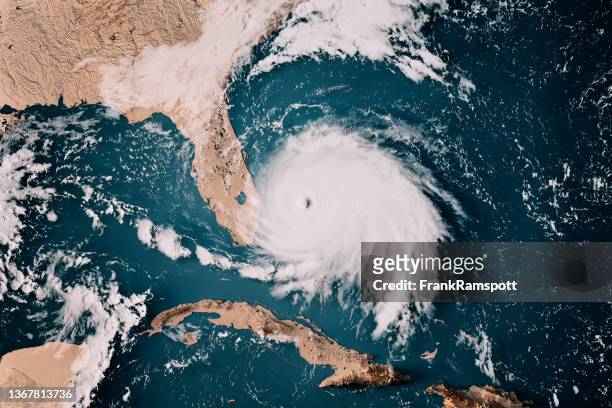 hurricane dorian 2019 topographic map 3d render neutral - extreme weather map stock pictures, royalty-free photos & images