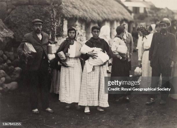 People of Tristan da Cunha. Shackleton-Rowett Antarctic Expedition 1921-1922 'Quest'.