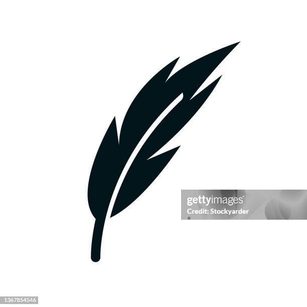 poetry solid icon - manuscript stock illustrations