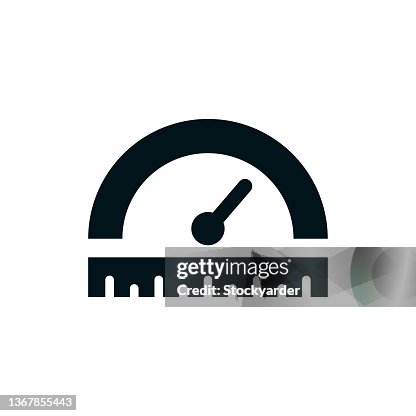 Performance and Satisfaction Measurement Solid Icon Performance and Satisfaction Measurement Solid Icon