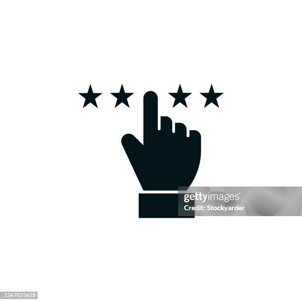 rating solid icon - hard choice stock illustrations