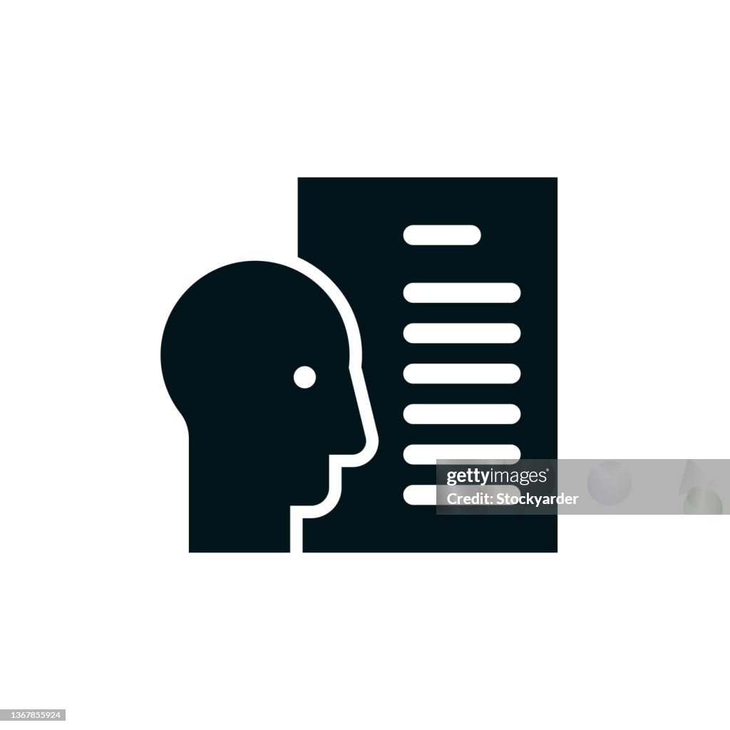 Personal Accident Insurance Solid Icon