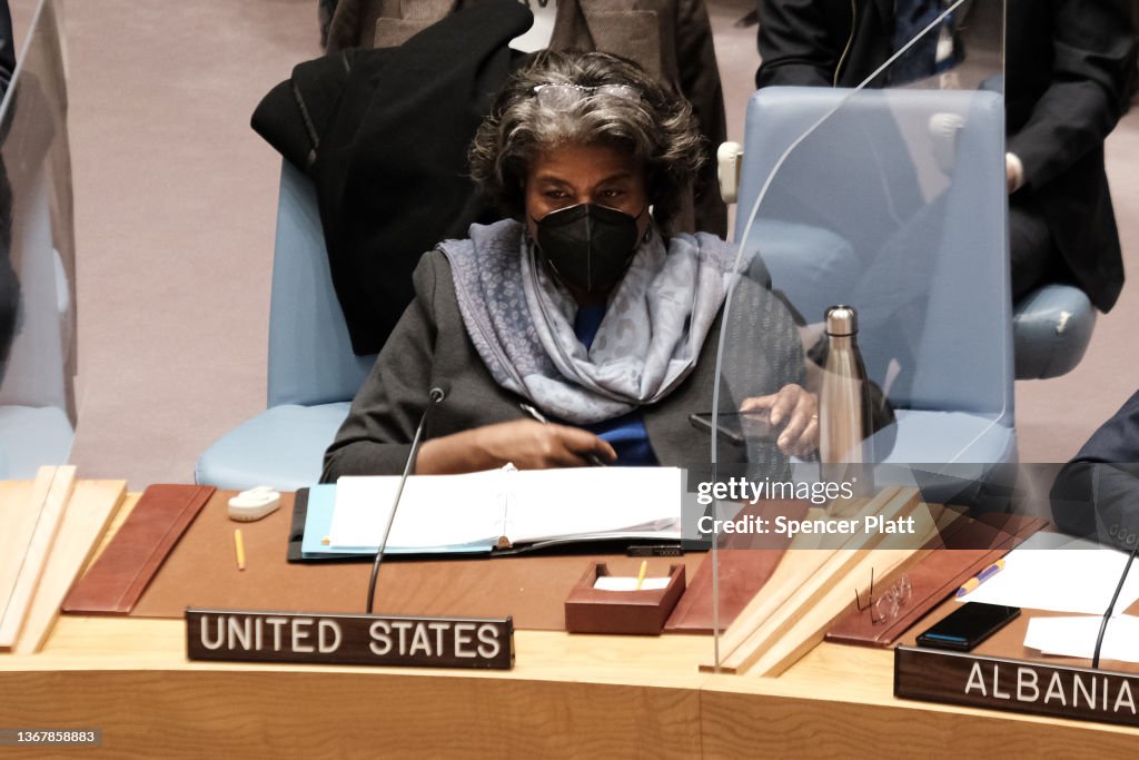 United Nations Security Council Meets On Situation Between Russia And Ukraine
