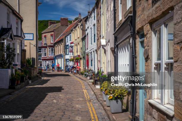 staithes - idyllic cottage stock pictures, royalty-free photos & images