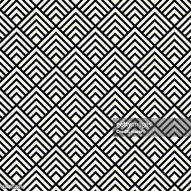 chevron-muster, das nach oben zeigt - art deco background stock-grafiken, -clipart, -cartoons und -symbole