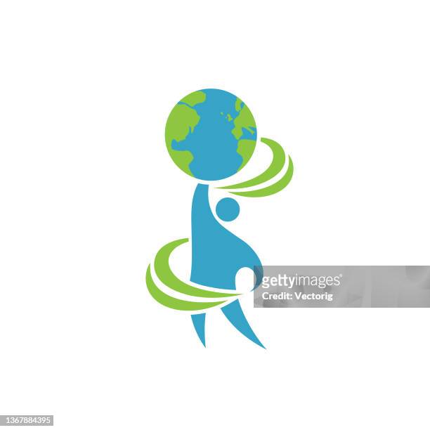 ecology logo - environment logo stock illustrations
