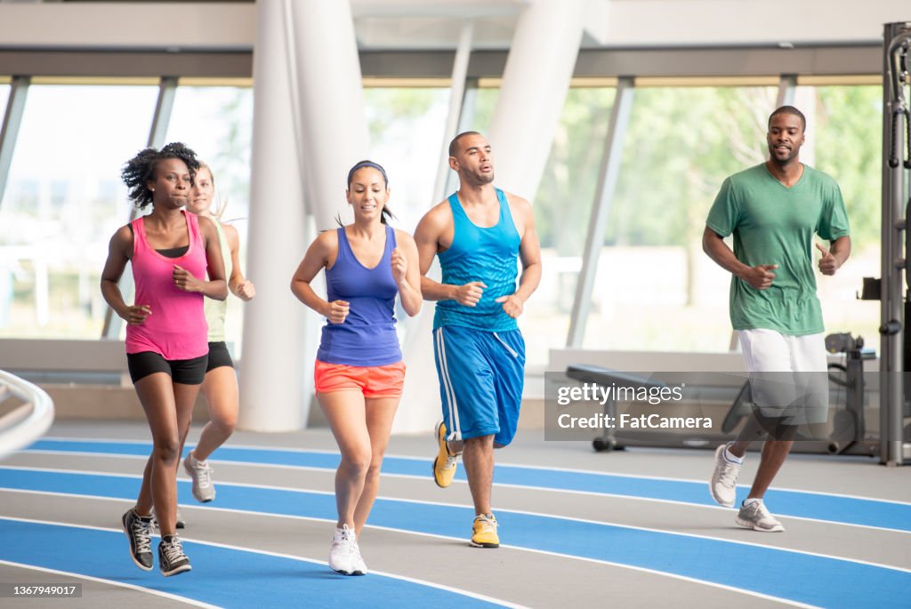 Running on an Indoor Track