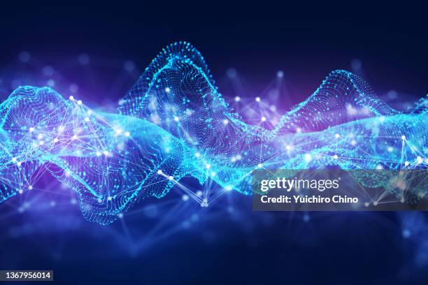 abstract data wave and network - wave simulator stock pictures, royalty-free photos & images