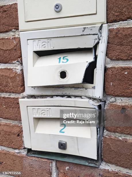 Mailbox Ripped Out Broken Mailboxes Photos and Premium High Res Pictures - Getty Images