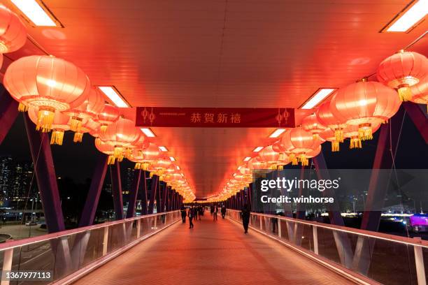 chinese new year in hong kong - hong kong new year stock pictures, royalty-free photos & images