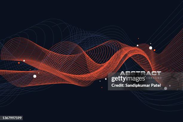 abstract particle technology background - netting stock illustrations