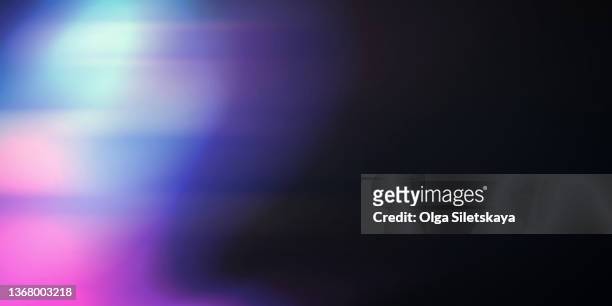 film glare on black background - lighting equipment stock pictures, royalty-free photos & images