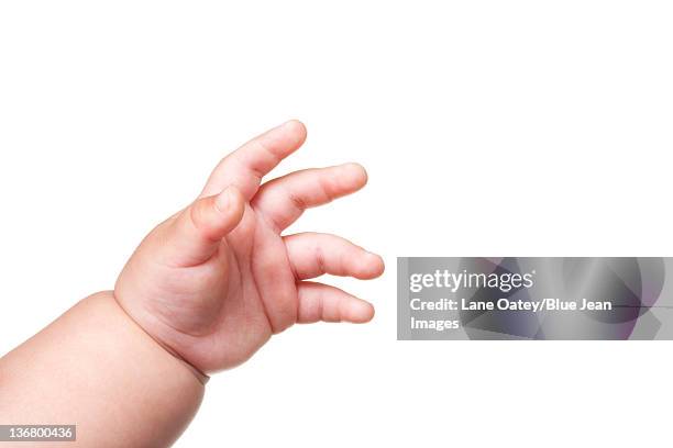 baby's hand, close up - baby reaching stock pictures, royalty-free photos & images