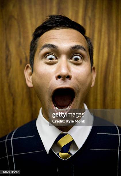 shouting mixed race businessman - close up eye man stock pictures, royalty-free photos & images