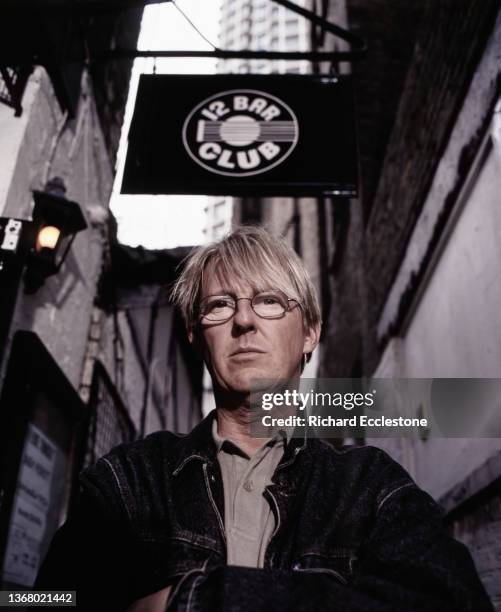 Kevin Kennedy, actor and musician best known for playing Curly Watts in ITV soap Coronation Street, photographed for the release of his first album...