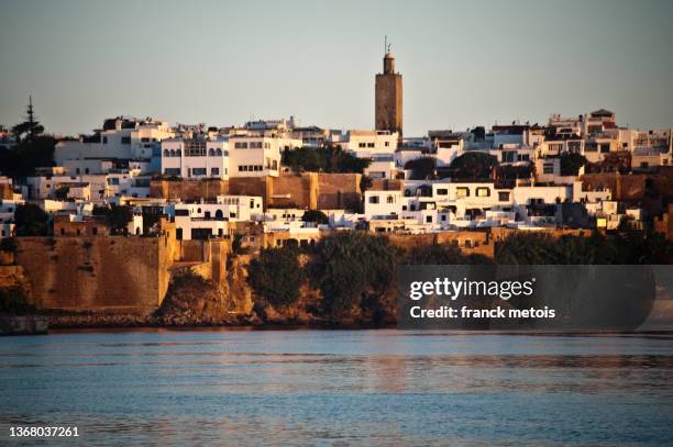 kasbah of the udayas ( morocco) - rabatt stock pictures, royalty-free photos & images