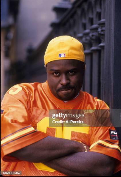 Funkmaster Flex performs at a show on September 10, 1998 in New York City.