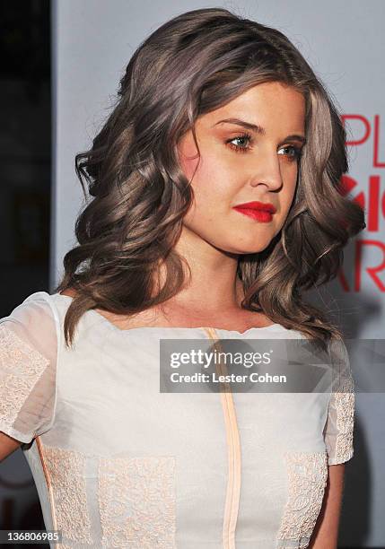 Personalitiy Kelly Osbourne arrives at the People's Choice Awards 2012 at Nokia Theatre LA Live on January 11, 2012 in Los Angeles, California.