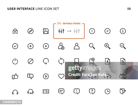 User Interface Simple Line Icon Set III User Interface Simple Line Icon Set III