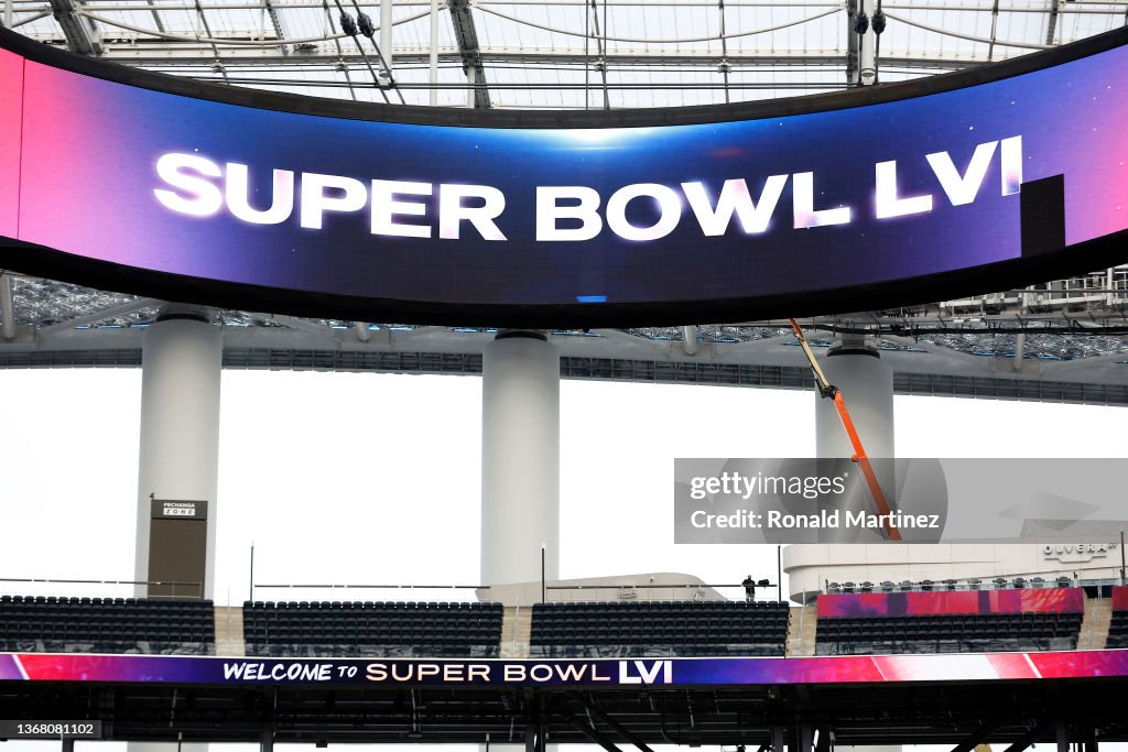 SoFi Stadium Prepares Super Bowl LVI