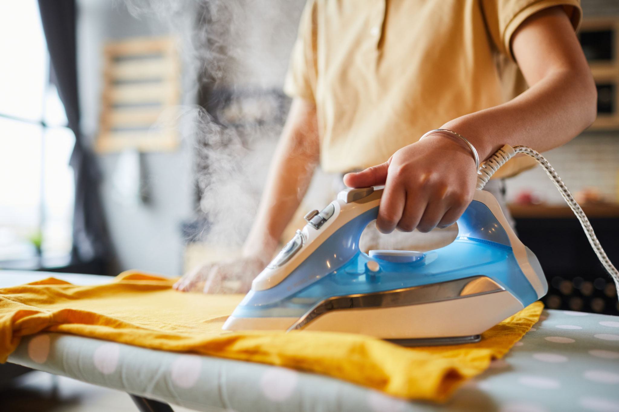 ironing clothes