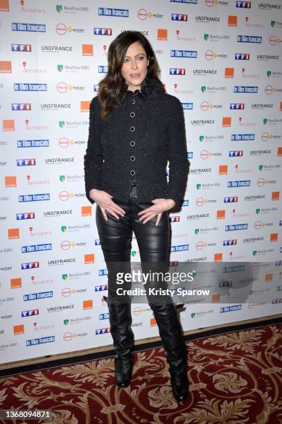 Anna Mouglalis attends the "Trophees Du Film Francais" photocall at Hotel Intercontinental Opera on February 01, 2022 in Paris, France.
