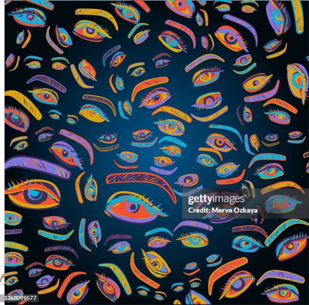 Hand Drawn Eyes Photos and Premium High Res Pictures - Getty Images