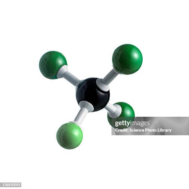 cfc molecule - molecule model stock illustrations