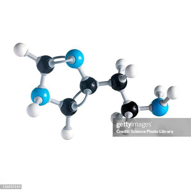 histamine molecule - nitrogen stock illustrations