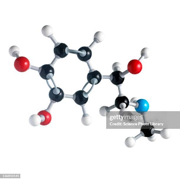 adrenaline molecule - adrenaline stock illustrations