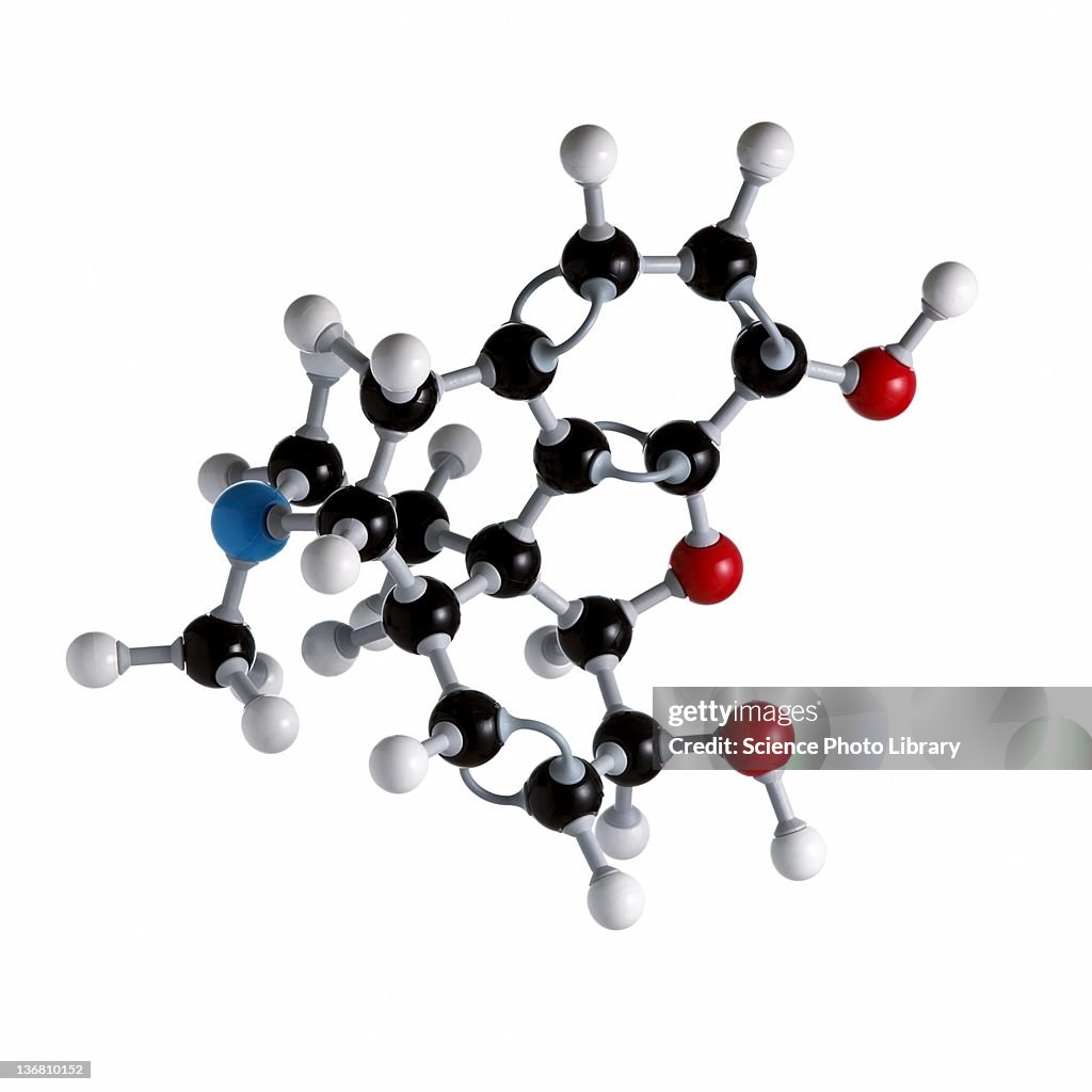 Morphine drug molecule