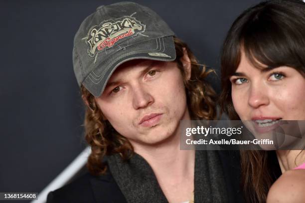 Jack Kilmer and Talulah Brown attend the U.S. Premiere of "Jackass Forever" at TCL Chinese Theatre on February 01, 2022 in Hollywood, California.