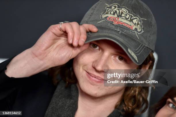 Jack Kilmer attends the U.S. Premiere of "Jackass Forever" at TCL Chinese Theatre on February 01, 2022 in Hollywood, California.