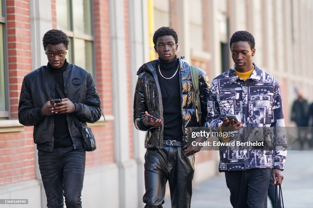 Street Style - Day 2 - Milan Men's Fashion Week - Fall/Winter 2022/2023