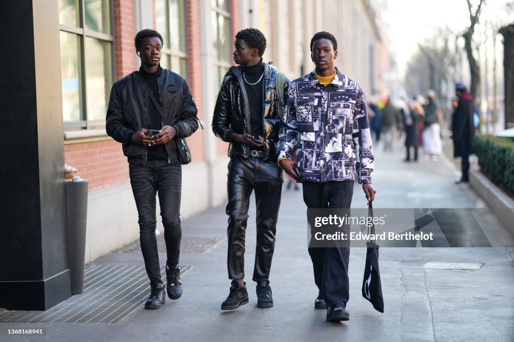 Street Style - Day 2 - Milan Men's Fashion Week - Fall/Winter 2022/2023