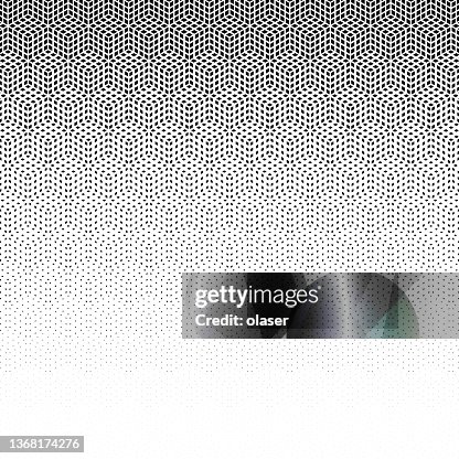Vertical Fading Cube Pattern With Sides Each Covered By 16 Small ...