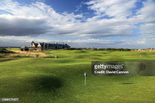 General view of the Himalayas Putting Green beside the second hole o The Old Course at St Andrews on August 14, 2021 in St Andrews, Scotland.