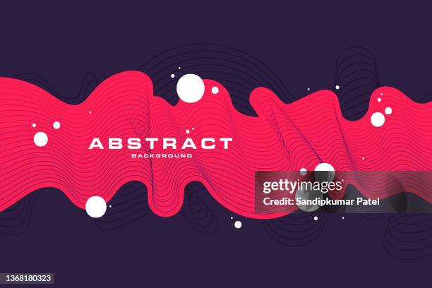 abstract background with dynamic effect. futuristic technology style. - record cover stock illustrations