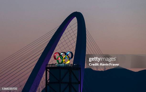 Olympic Rings Sunset 850 Olympic Rings And Torch Stock Photos, High-Res Pictures, and Images ...