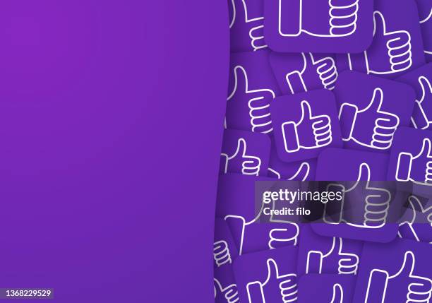 stockillustraties, clipart, cartoons en iconen met social media thumbs up background - op de koffie