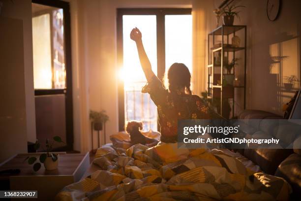 waking up with the sun. - manhã imagens e fotografias de stock