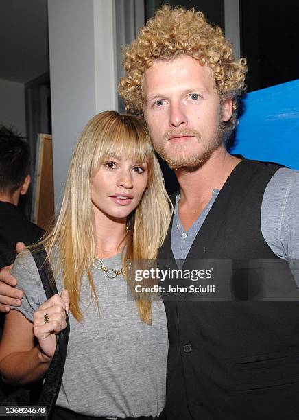 Cameron Richardson and Ben Shulman during Ultimatebet.com, Kari Feinstein and Mike McGuiness Host Celebrity Poker Tournament to Honor Clifton Collins...