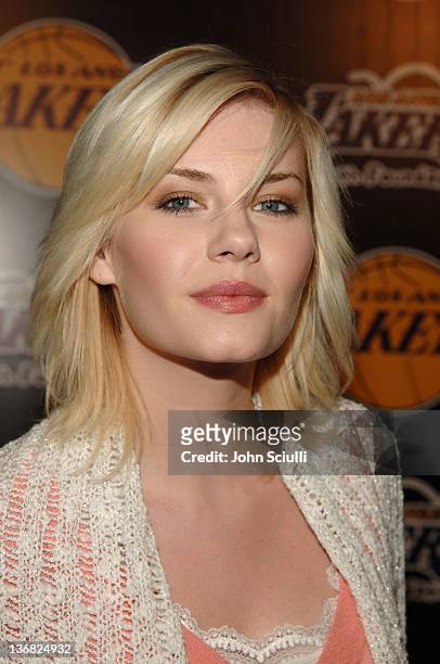 Elisha Cuthbert during 2nd Annual Lakers Casino Night Benefiting the Lakers Youth Foundation - Red Carpet and Inside at Barker Hanger in Santa...