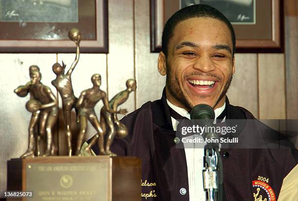 Jameer Nelson of Saint Joseph's University finished 1st in votes with 5,408 points