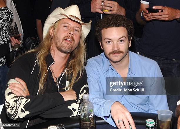 Jerry Cantrell and Danny Masterson during Ultimatebet.com, Kari Feinstein and Mike McGuiness Host Celebrity Poker Tournament to Honor Clifton Collins...