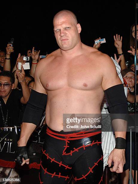 Kane, WWE Raw Superstar during "See No Evil" Premiere - Arrivals in Los Angeles, California, United States.