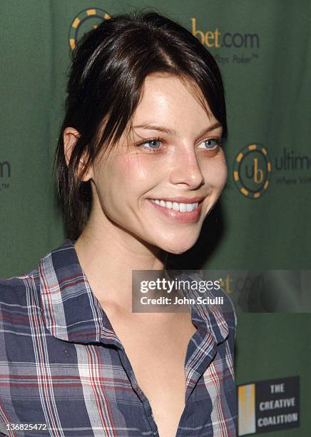 Lauren German during Ultimatebet.com, Kari Feinstein and Mike McGuiness Host Celebrity Poker Tournament to Honor Clifton Collins Jr.'s Emmy...